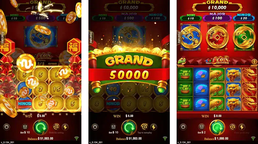 3 Coins Tigerexchcasino Bonus